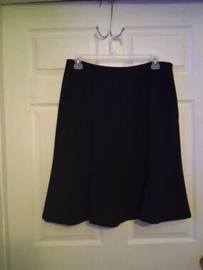 Jones Wear Black A-line Skirt. Size 14